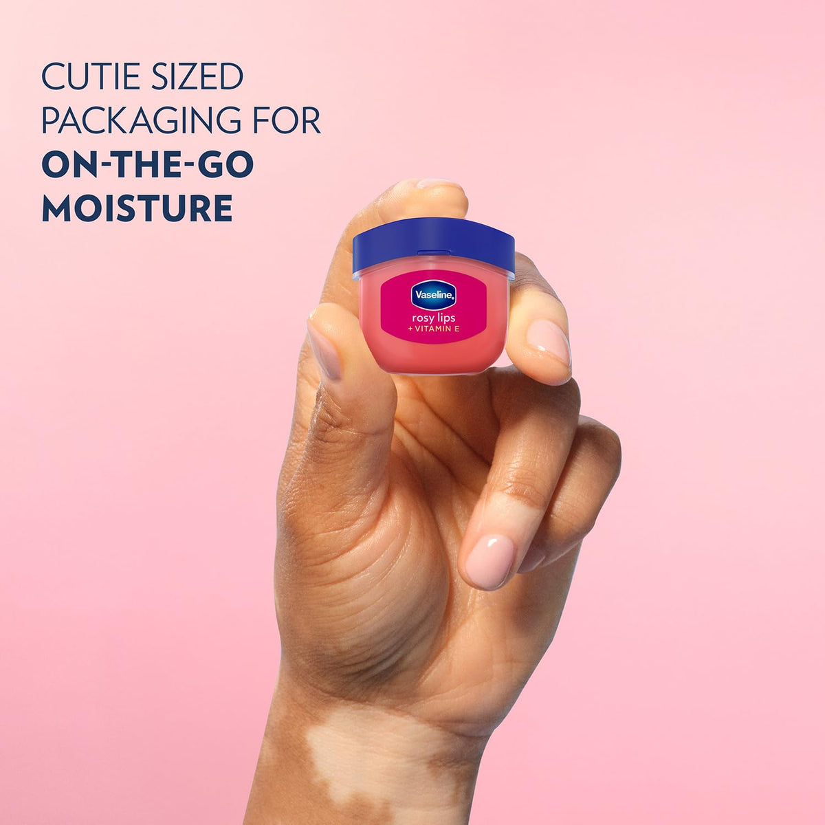 Vaseline Lip Therapy Rosy Lips Mini in a purse