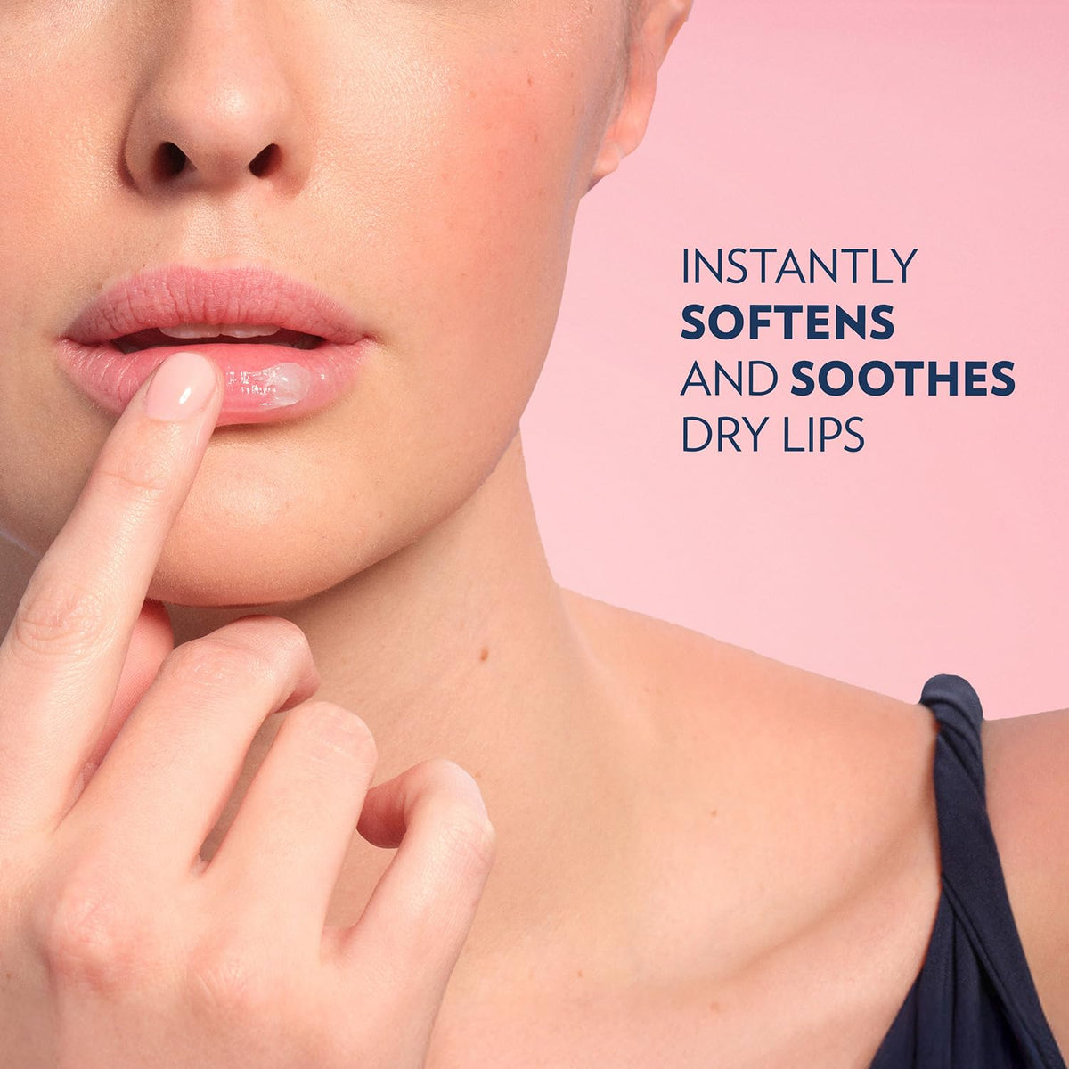 Vaseline Lip Therapy Rosy Lips Mini on a table