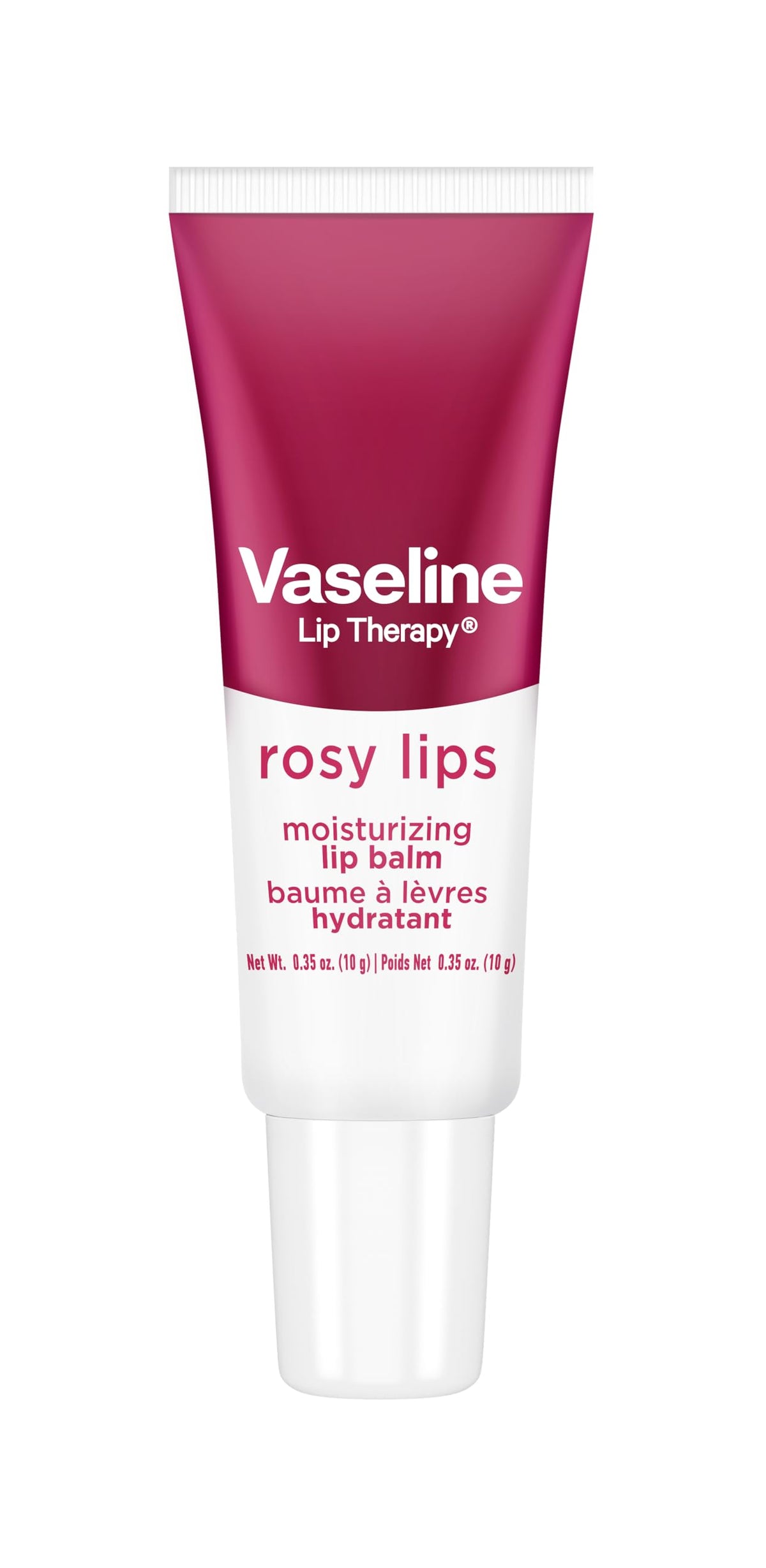 Vaseline Lip Therapy Rosy Lips Moisturising Lip Balm tube side view