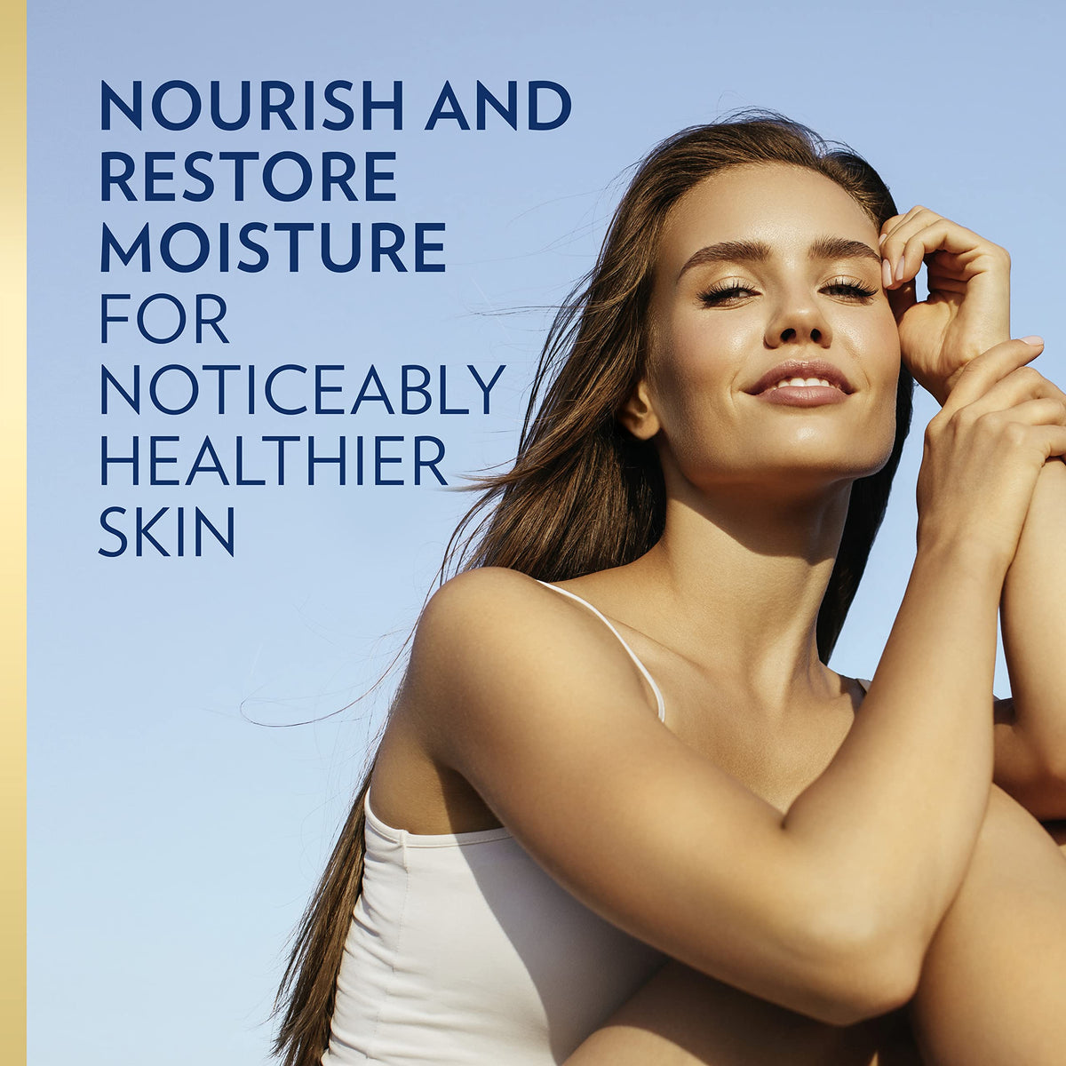Vaseline Nourishing Moisture Body Lotion 3.4 oz side view