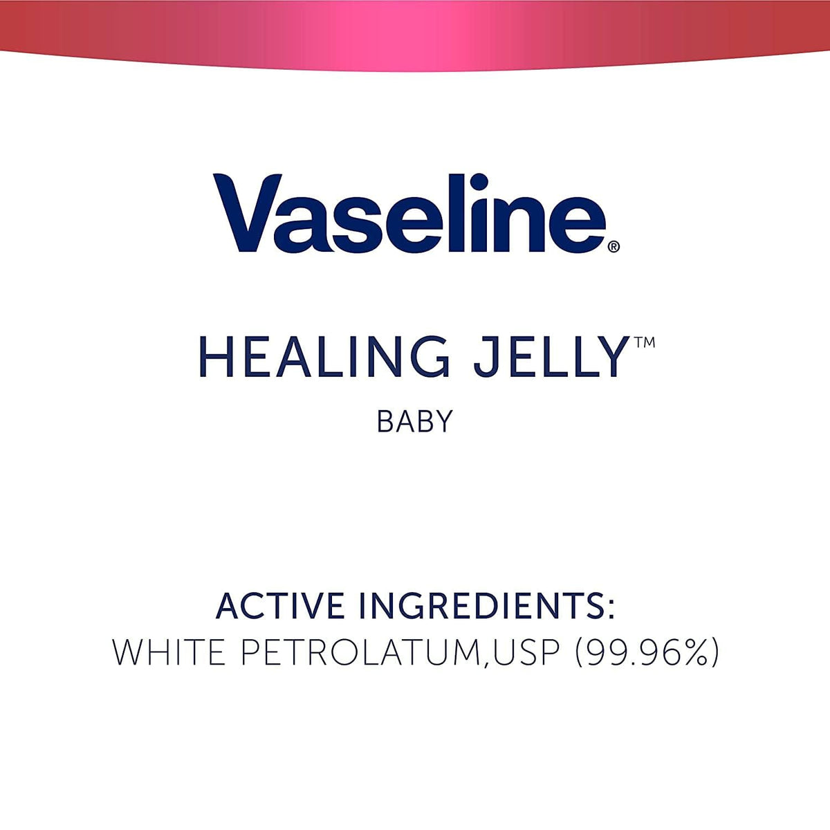 Vaseline Petroleum Jelly Baby 13oz jar with lid open