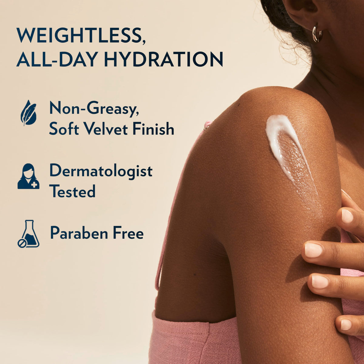 Vaseline Pro VitaB3 Serum Burst Lotion application on skin
