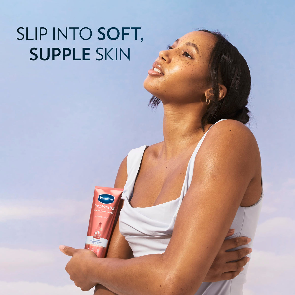 Vaseline Pro VitaB3 Serum Burst Lotion lifestyle use
