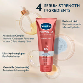 Vaseline Pro VitaB3 Serum Burst Lotion texture close-up