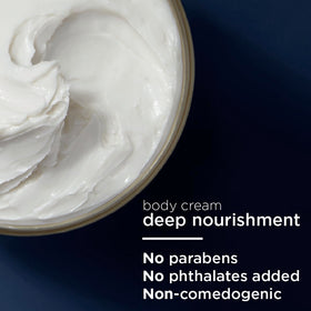 Vaseline Radiant X Deep Nourishment Body Cream texture close-up