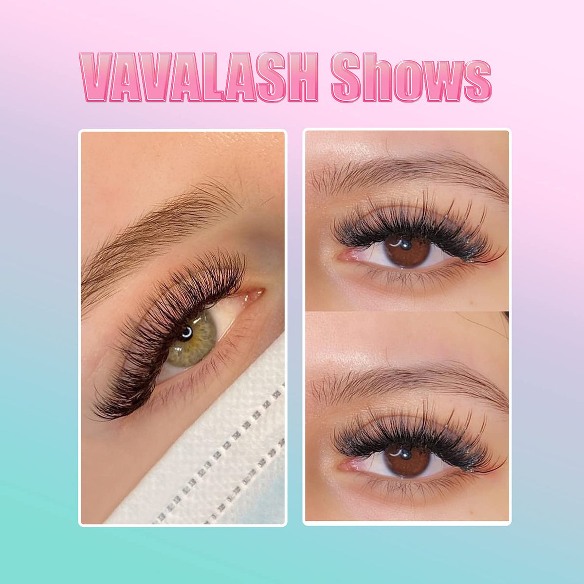 VAVALASH 5D Premade Eyelash Extensions with packaging