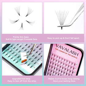 VAVALASH Eyelash Extensions 10D in packaging