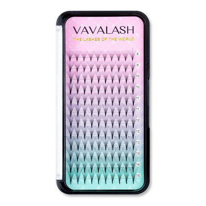 VAVALASH Eyelash Extensions 10D Premade Fans front view