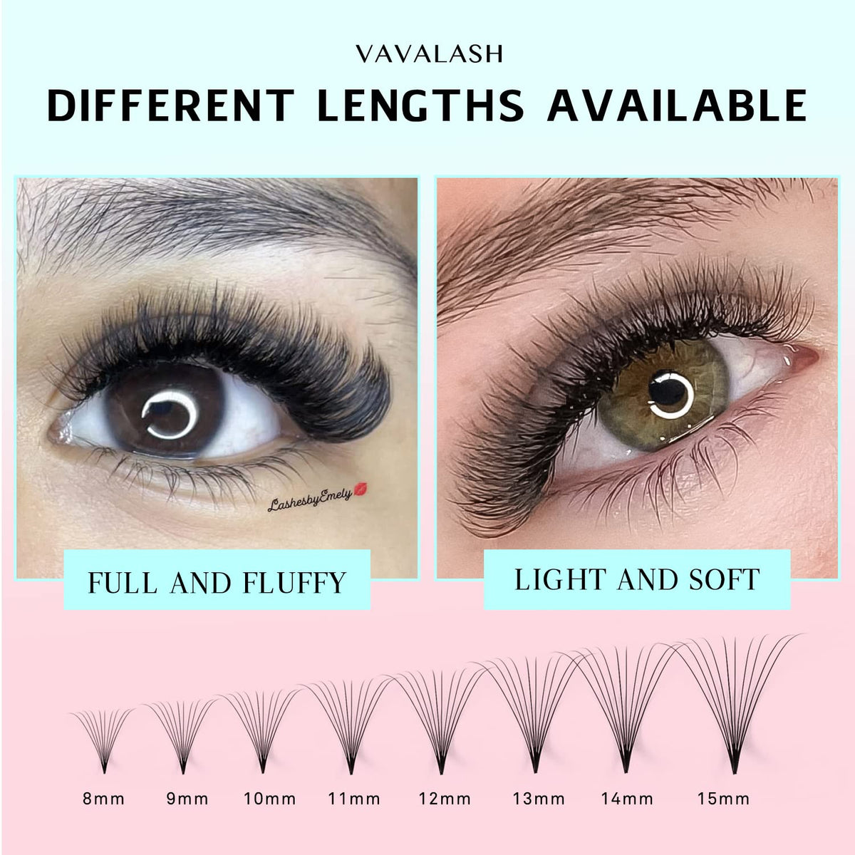 VAVALASH lash extensions in a beauty setup