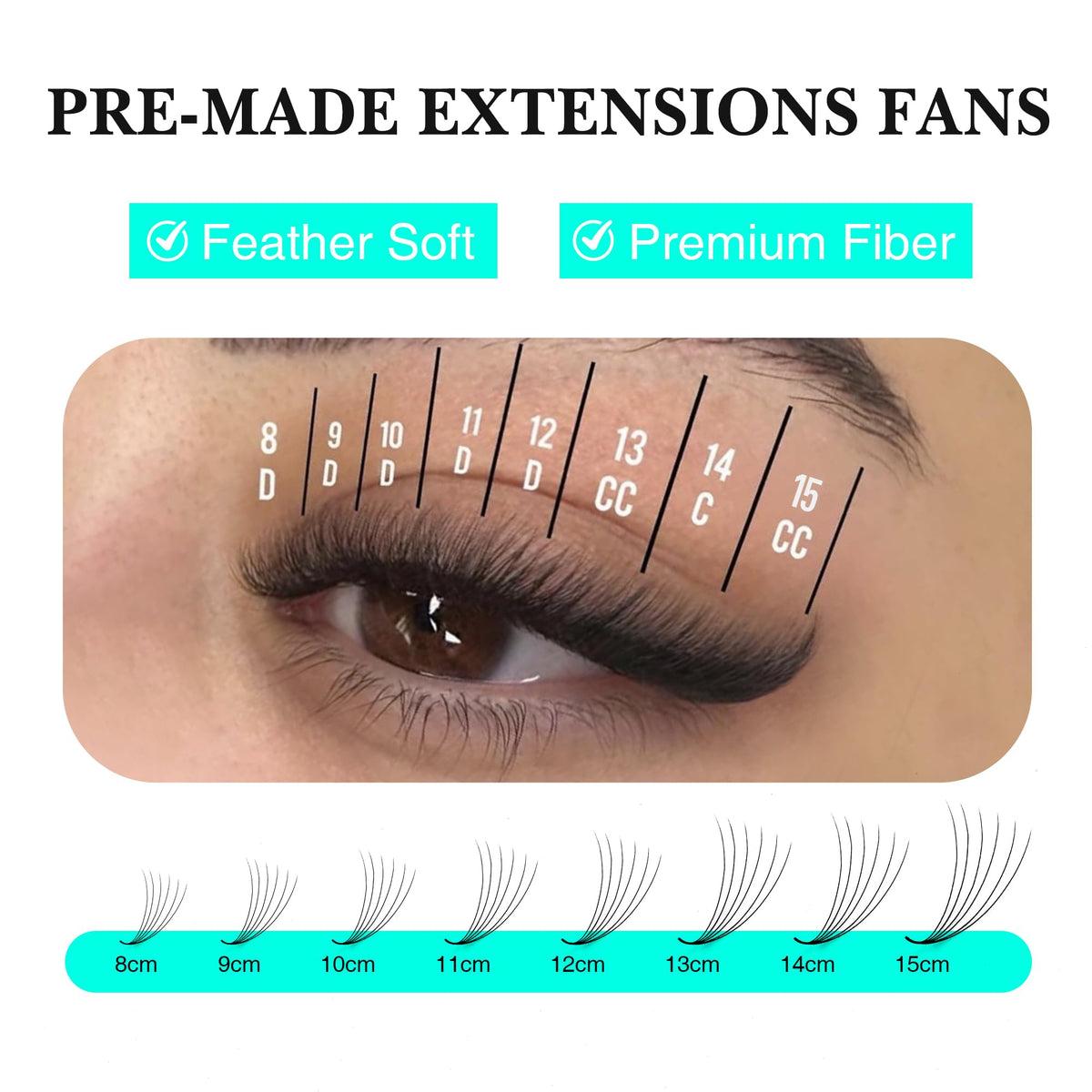 VAVALASH Premade Fans Eyelash Extensions in a beauty setup