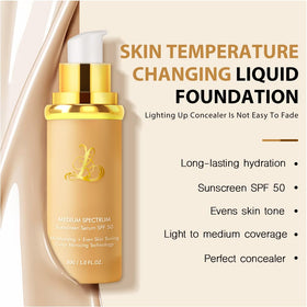 VBEYD Colour Changing Foundation bottle side view