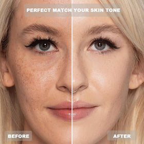 VBEYD foundation swatch on skin for colour matching