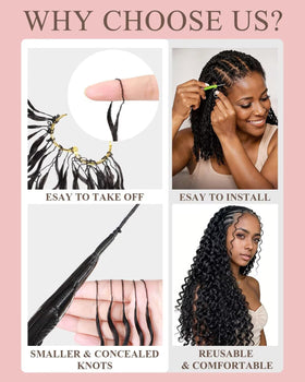 VDZ 20 Inch Human Crochet Hair Extensions packaging