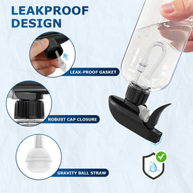 Veco 360° spray bottle showing fine mist spray mode