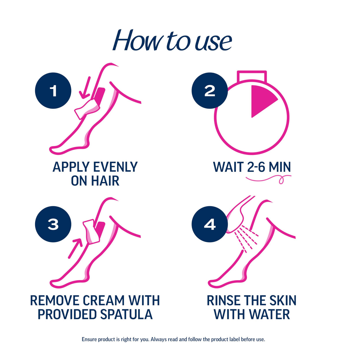 Veet Hair Removal Cream packaging details