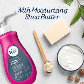 Veet Hair Removal Cream with shea butter ingredients