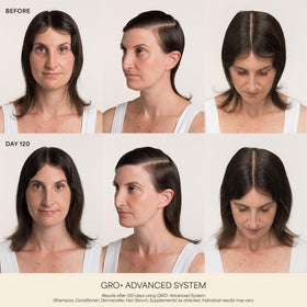 VEGAMOUR GRO+ Advanced Hair Serum back view showing ingredient list