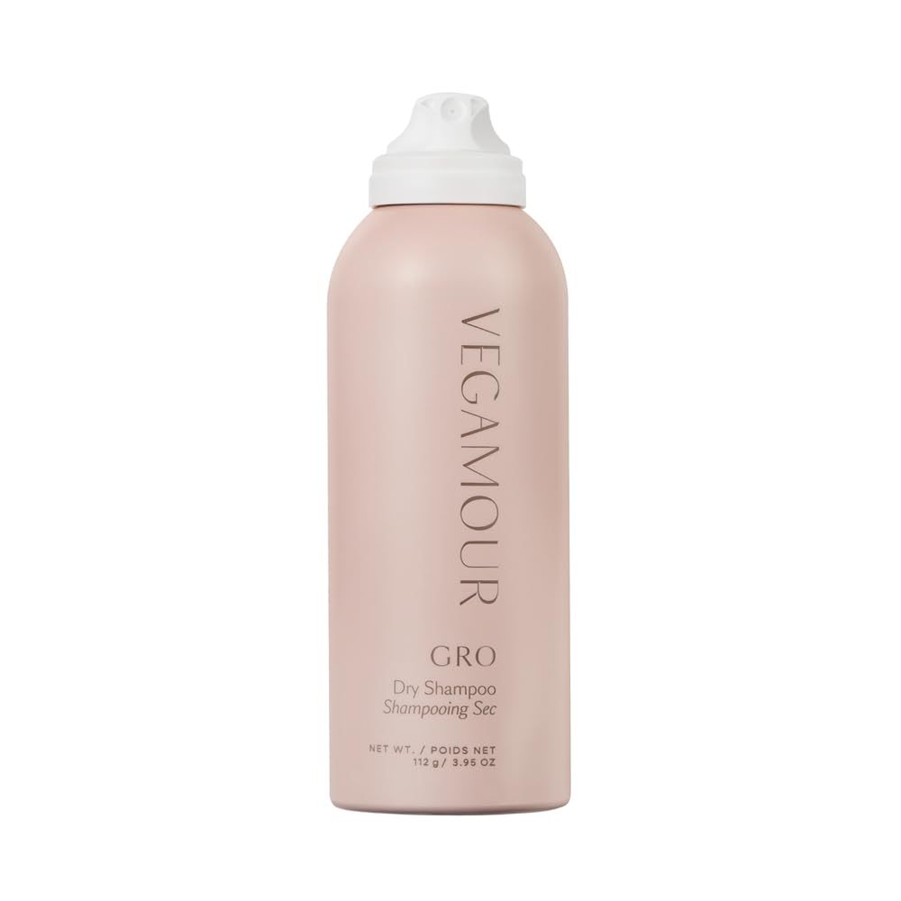 VEGAMOUR GRO Dry Shampoo 150g front view with citrus scent label