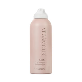 VEGAMOUR GRO Dry Shampoo 150g front view with citrus scent label