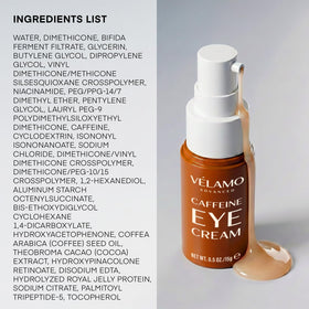 VELAMO ADVANCED Caffeine Eye Cream 15g jar close-up