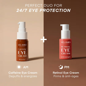 VELAMO ADVANCED Caffeine Eye Cream lifestyle scene