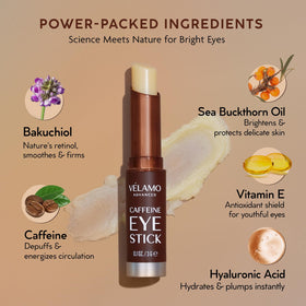 VELAMO ADVANCED Caffeine Eye Stick close-up of product