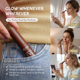 VELAMO ADVANCED Caffeine Eye Stick with ingredients listed