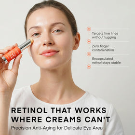 VELAMO ADVANCED Retinol Eye Stick application on skin