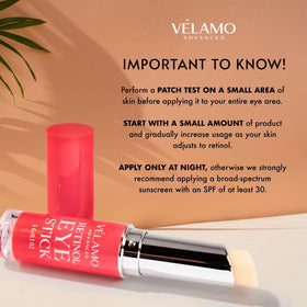 VELAMO ADVANCED Retinol Eye Stick close-up on texture