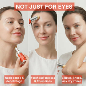 VELAMO ADVANCED Retinol Eye Stick ingredients list on packaging