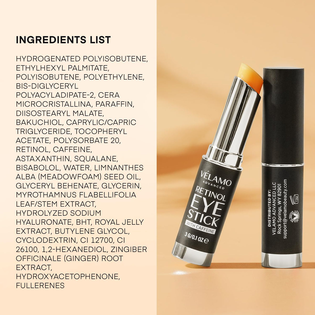 VELAMO ADVANCED Retinol Eye Stick lifestyle scene