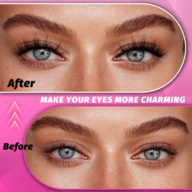 Veleasha 5D Faux Mink False Eyelashes displayed in a makeup setting