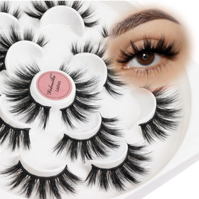 Veleasha 5D Faux Mink False Eyelashes Dubai front view