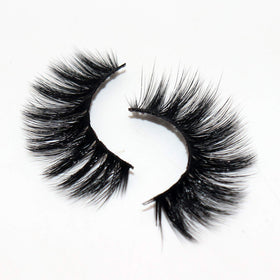 Veleasha 5D Faux Mink False Eyelashes side view highlighting lash band