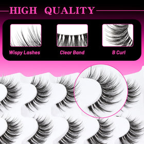 Veleasha Cat Eye False Eyelashes in a lifestyle setting