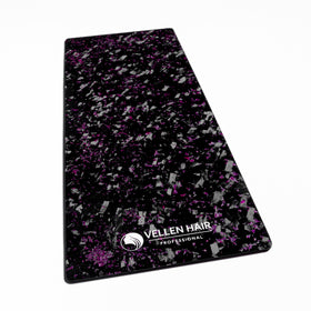 Vellen Hair Carbon Fiber Balayage Board on a salon table with hair dye