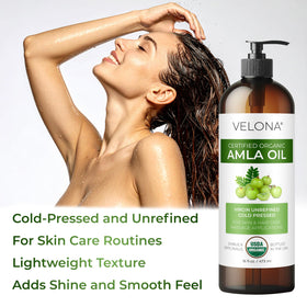 velona Amla Oil 16 fl oz close-up of texture