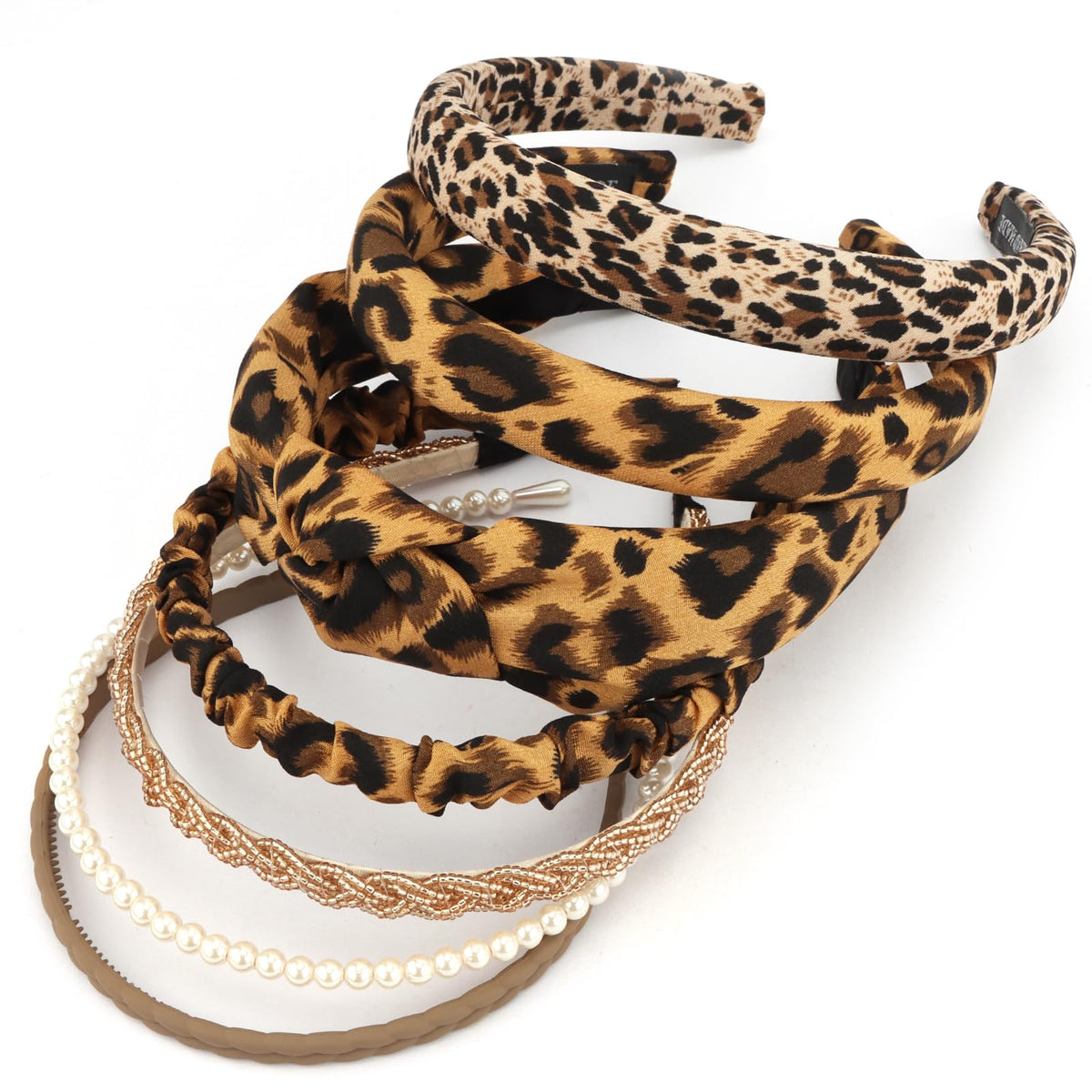 VELSCRUN headbands in various designs displayed together