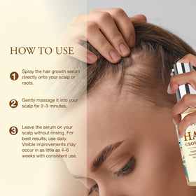 Venanoci Hair Growth Oil 150g displayed with hair care products