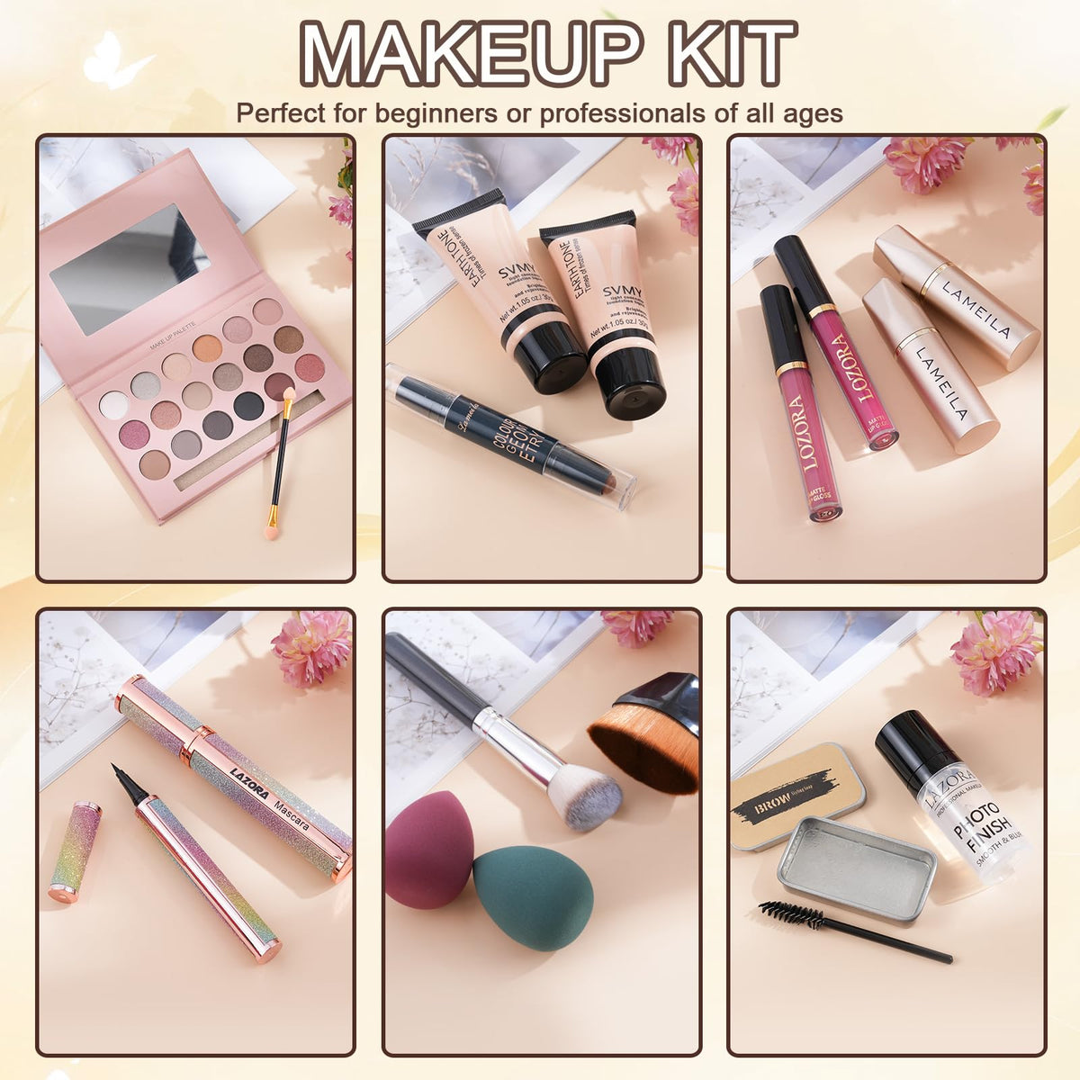 venshun Makeup Kit displayed with vibrant colours