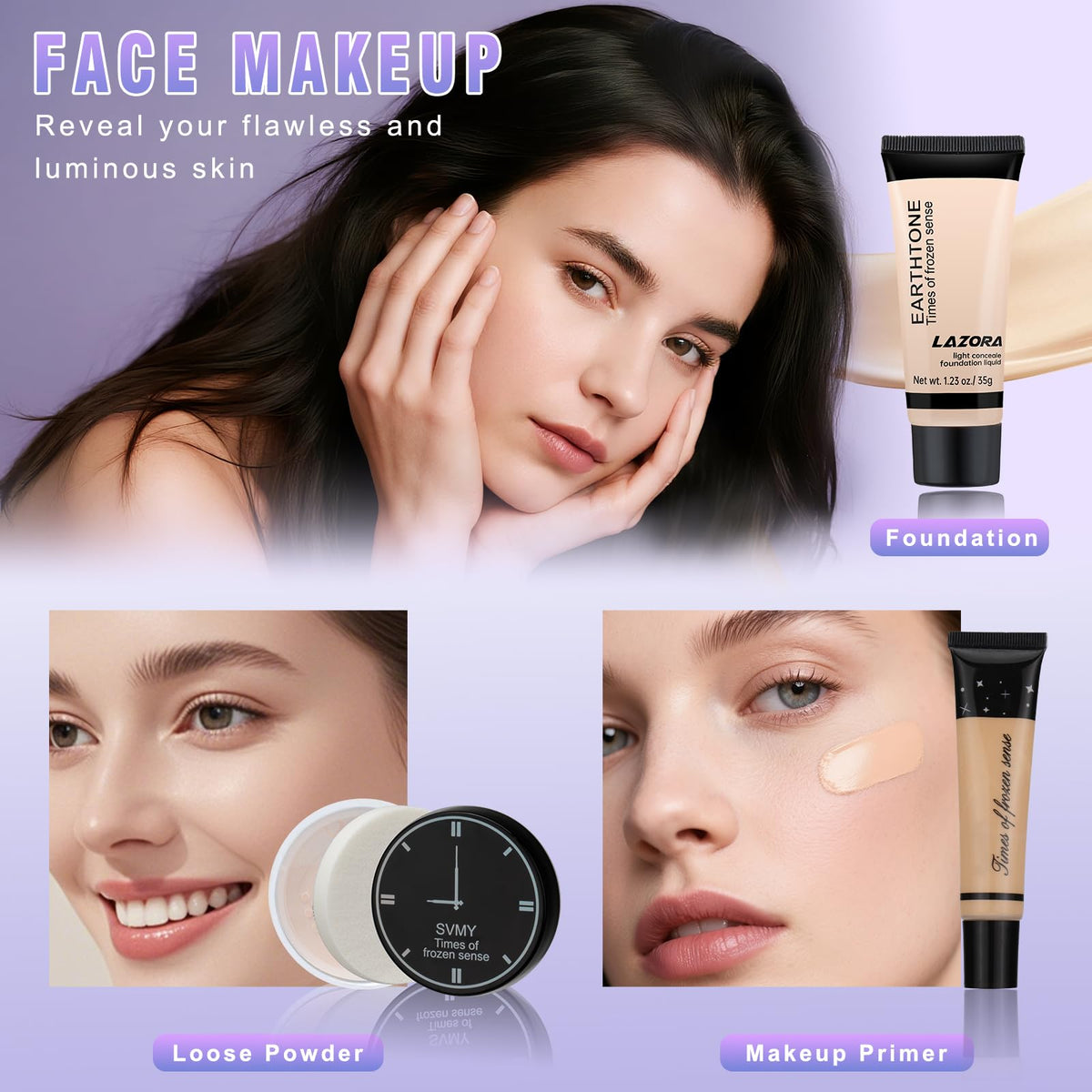 venshun Makeup Kit for Teens all-in-one gift set display
