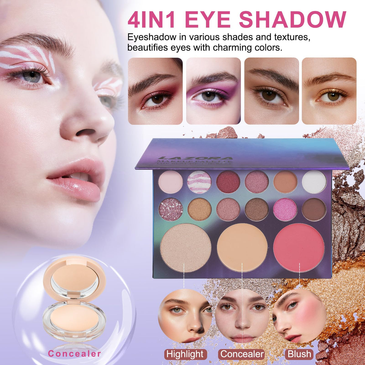 venshun Makeup Kit for Teens compact design for travel