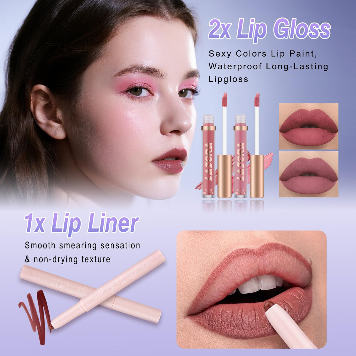 venshun Makeup Kit for Teens cosmetic bag with products
