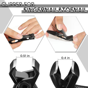 Vepkuso nail clippers set displayed in tin box