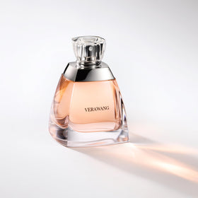Vera Wang Eau de Parfum lifestyle scene on a vanity