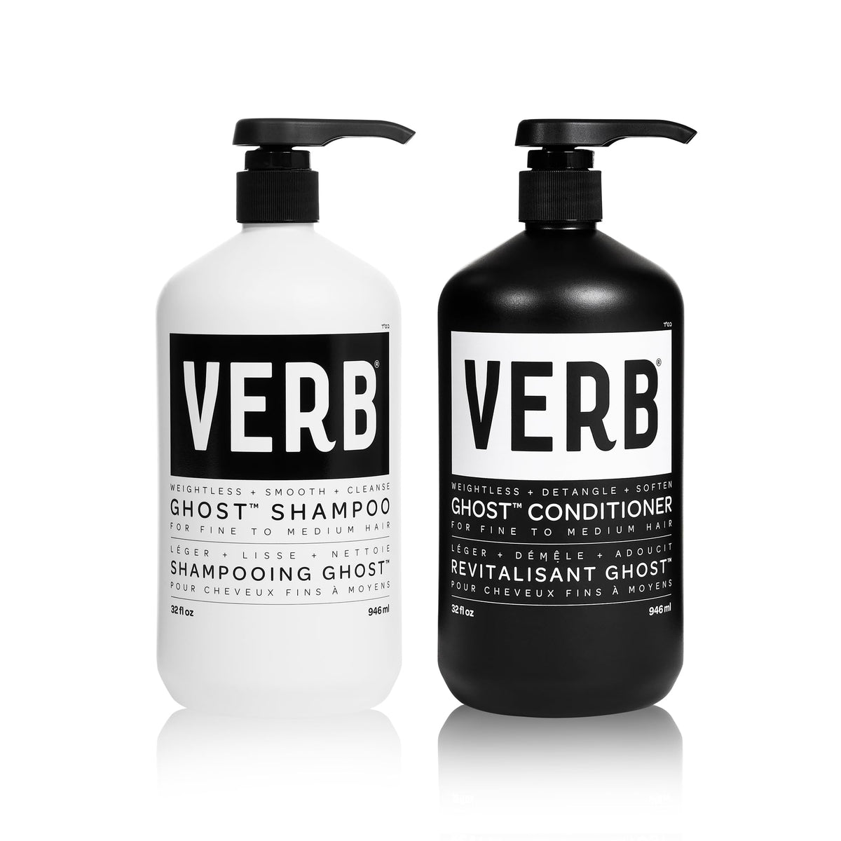 VERB Ghost Shampoo and Conditioner Duo 32 fl oz front view