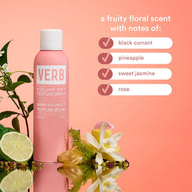 VERB Volume Dry Texture Spray 10 oz with ingredients