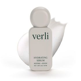 Verli Hydrating Face Serum front view with milky texture