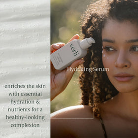 Verli Hydrating Face Serum lifestyle scene on bathroom counter