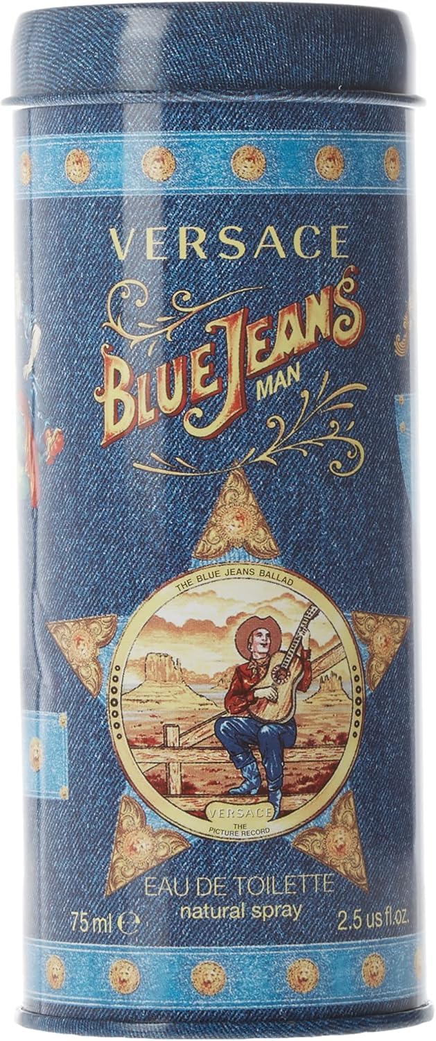 Versace Blue Jeans Eau de Toilette Spray 75ml packaging